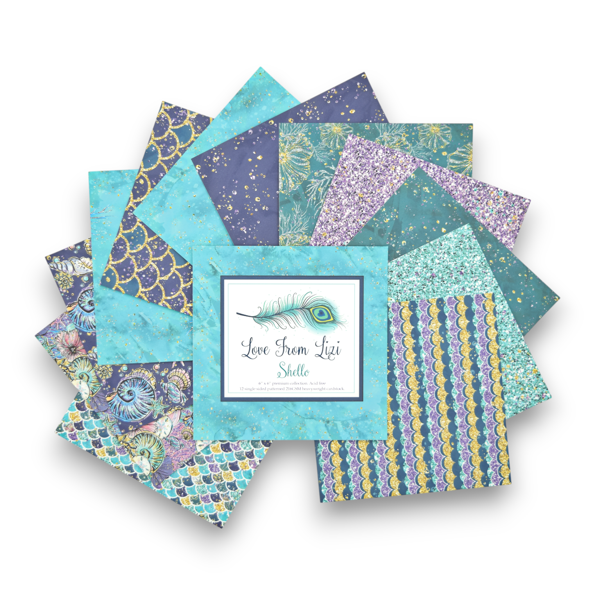 Shello - 6x6 Patterned Paper Pack